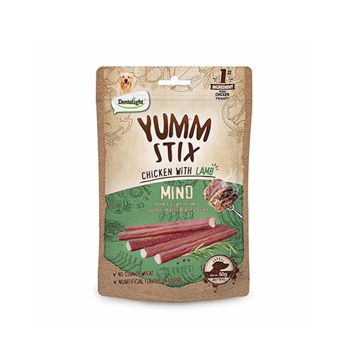 YUMM STIX MIND - Pollo con Cordero 50g