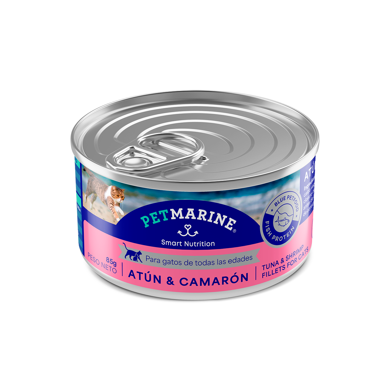 PET MARINE - Atún & Camarón 85g