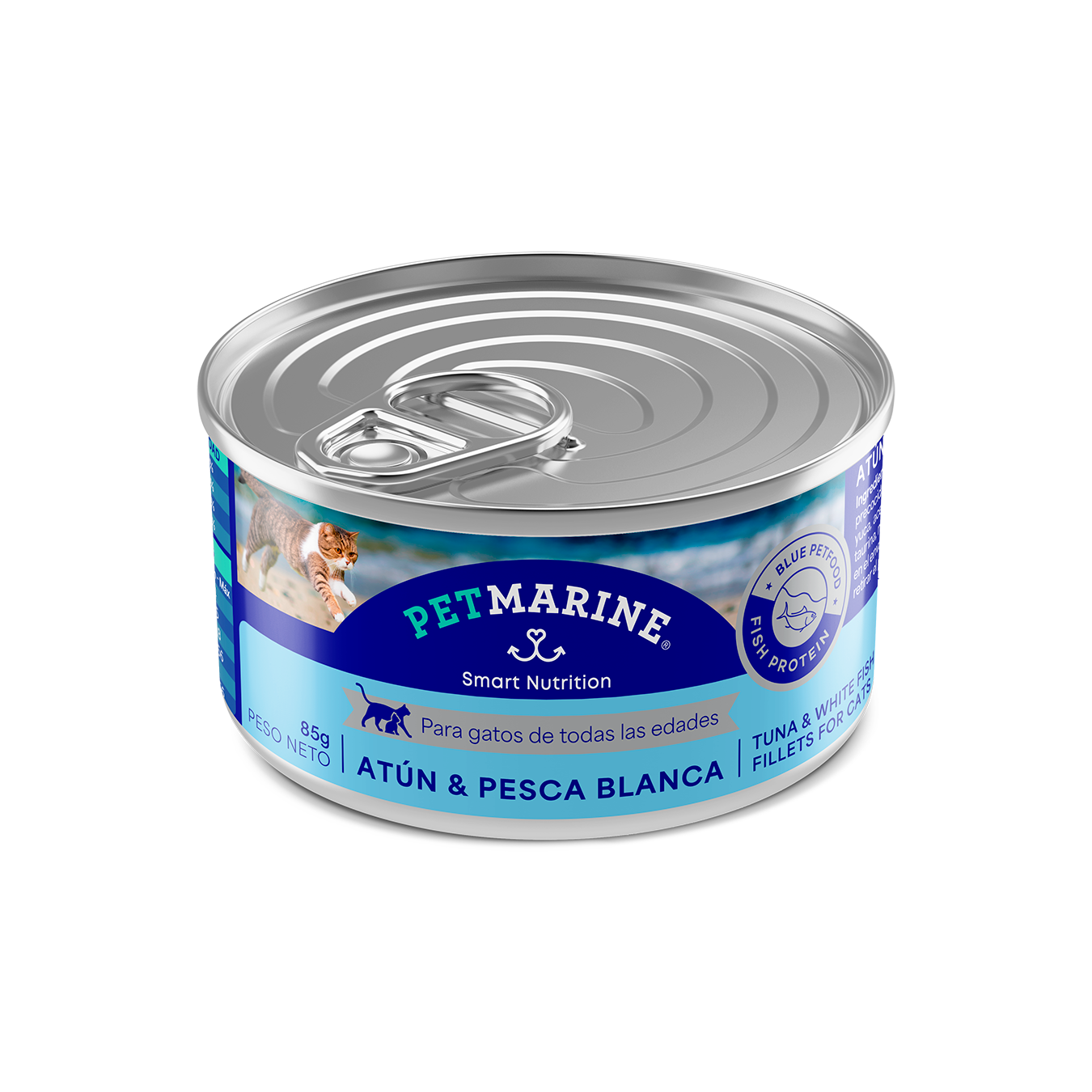 PET MARINE - Atún & Pesca Blanca 85g