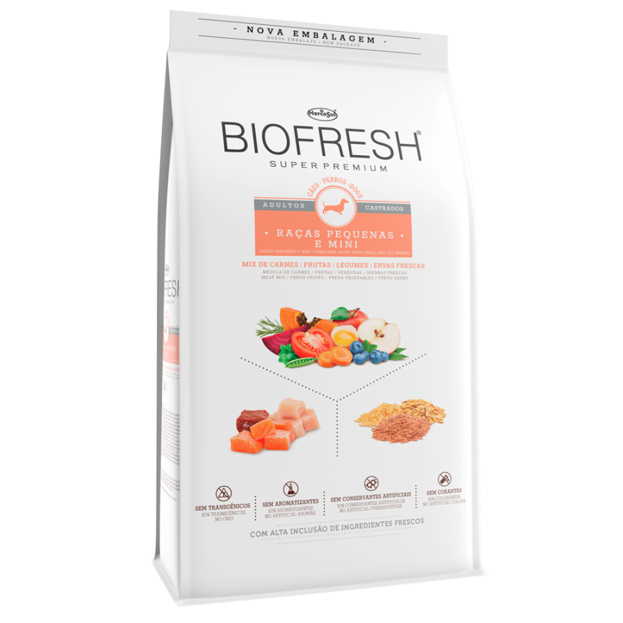 BIOFRESH - Castrado Raza Pequeña/Mini 3kg