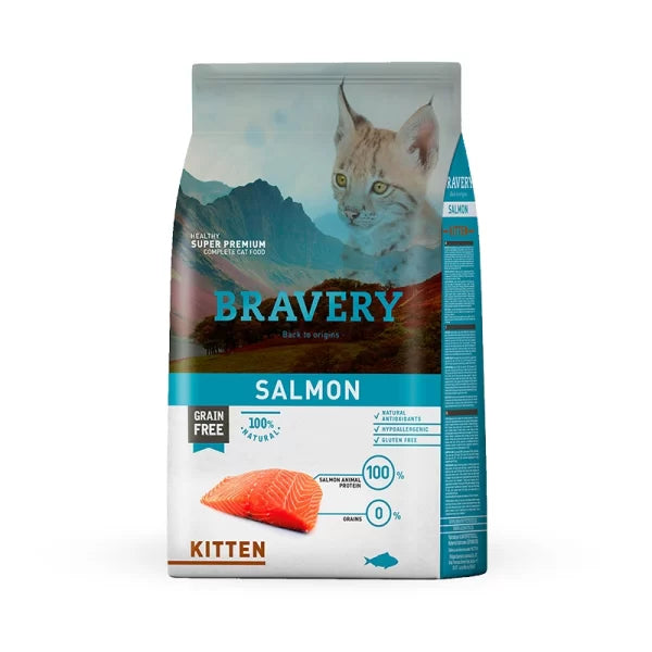 BRAVERY Salmón Kitten 2kg