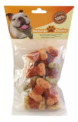 NATURAL CHOICE Galletas en forma de hueso con pollo 100g