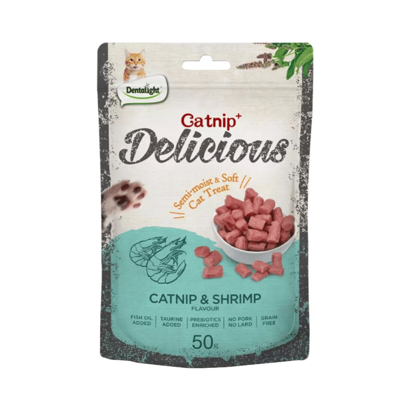 DENTALIGHT Catnip Delicious - Camarón 50g