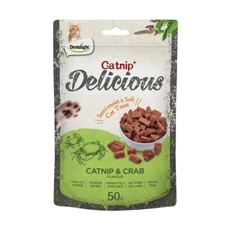 DENTALIGHT Catnip Delicious - Cangrejo 50g