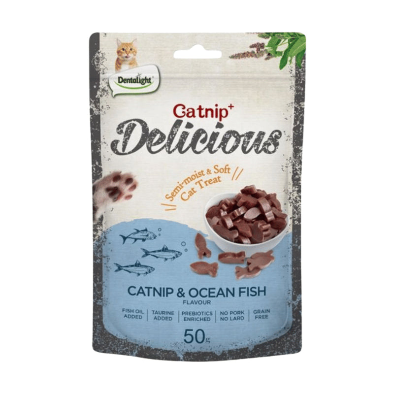 DENTALIGHT Catnip Delicious - Pescado Oceánico 50g