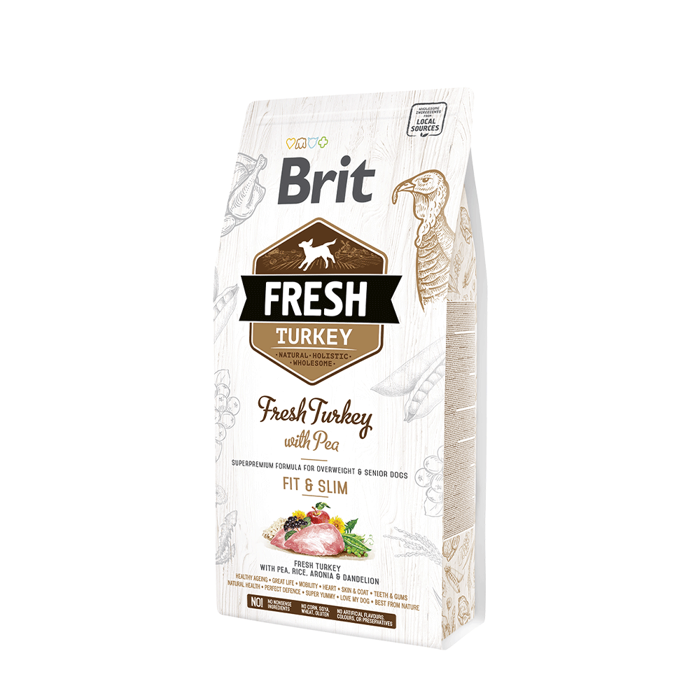 BRIT FRESH Turkey with Pea - Adult Light Fit & Slim 2.5kg