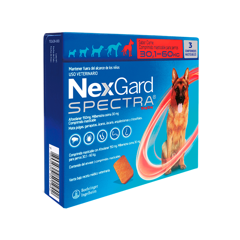 NEXGARD Spectra - 30.1 a 60kg (1 comprimido)