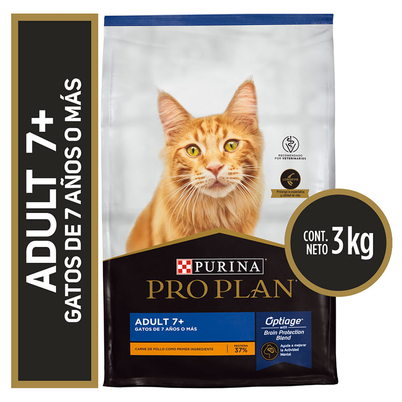 PRO PLAN Adult Cat 7+ 3kg