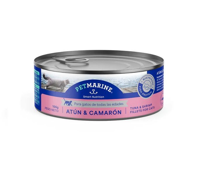 PET MARINE - Atún & Camarón 156g