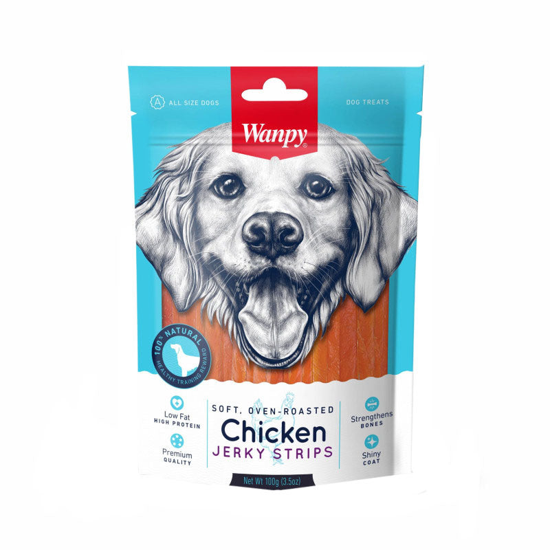 WANPY Chicken Jerky Strips (perro) 100g