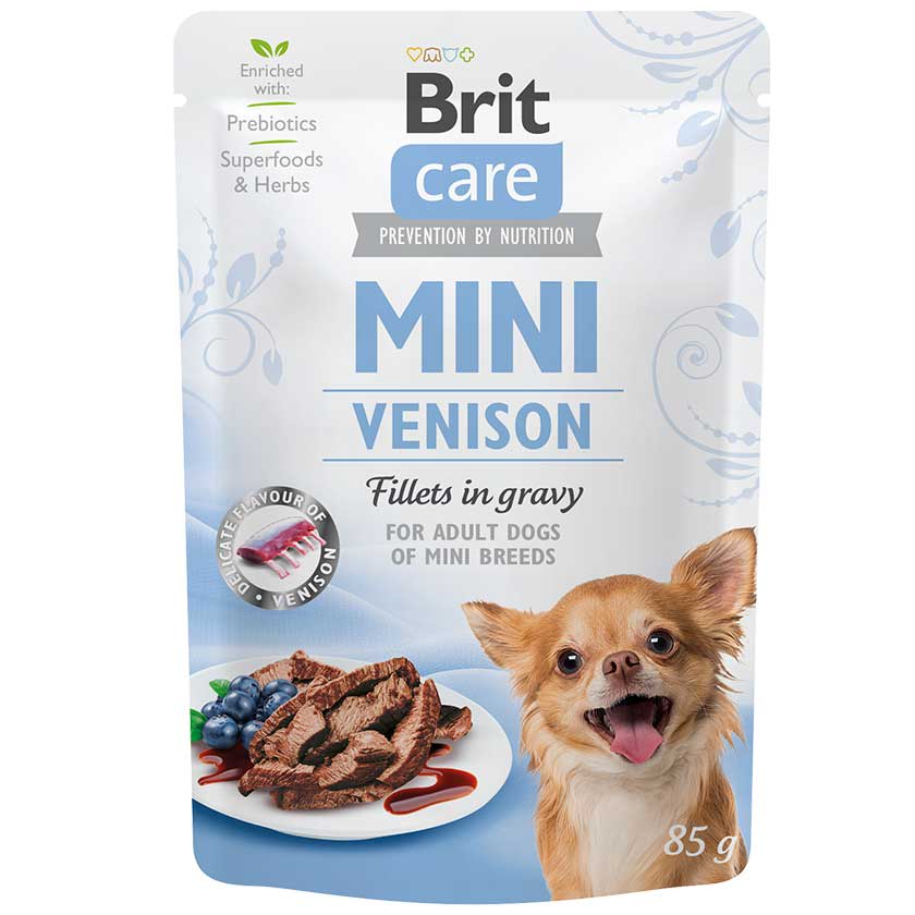 BRIT CARE Mini Venison Fillets In Gravy 85g