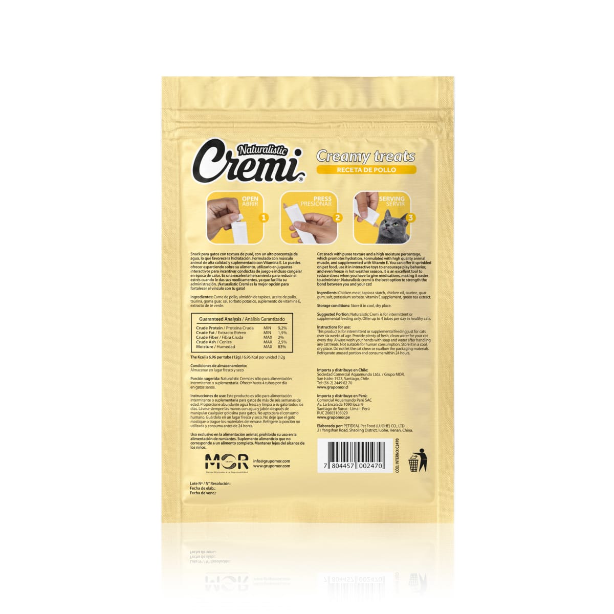 NATURALISTIC Cremi Pollo 60g