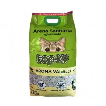 TOP-K9 Arena Sanitaria Aglutinante 10kg - Vainilla