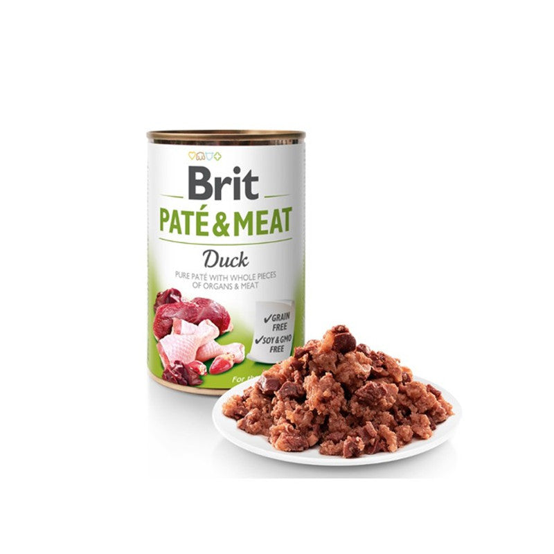 BRIT CARE Paté & Meat Duck 800g