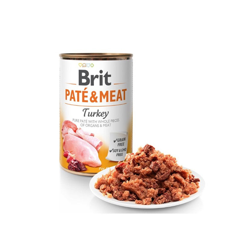 BRIT CARE Paté & Meat Turkey 400g