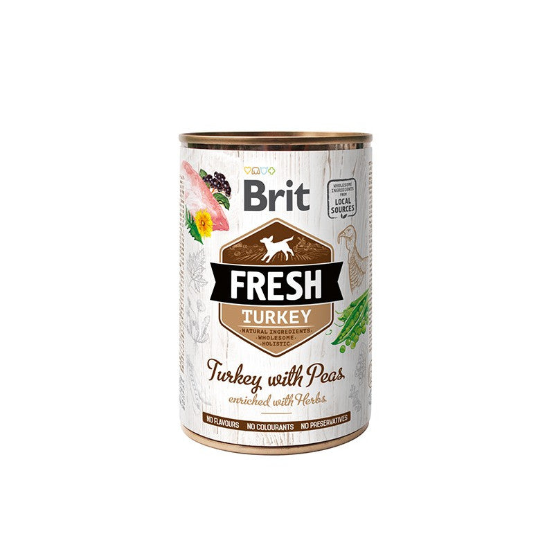 BRIT FRESH - Turkey with Peas Lata 400g