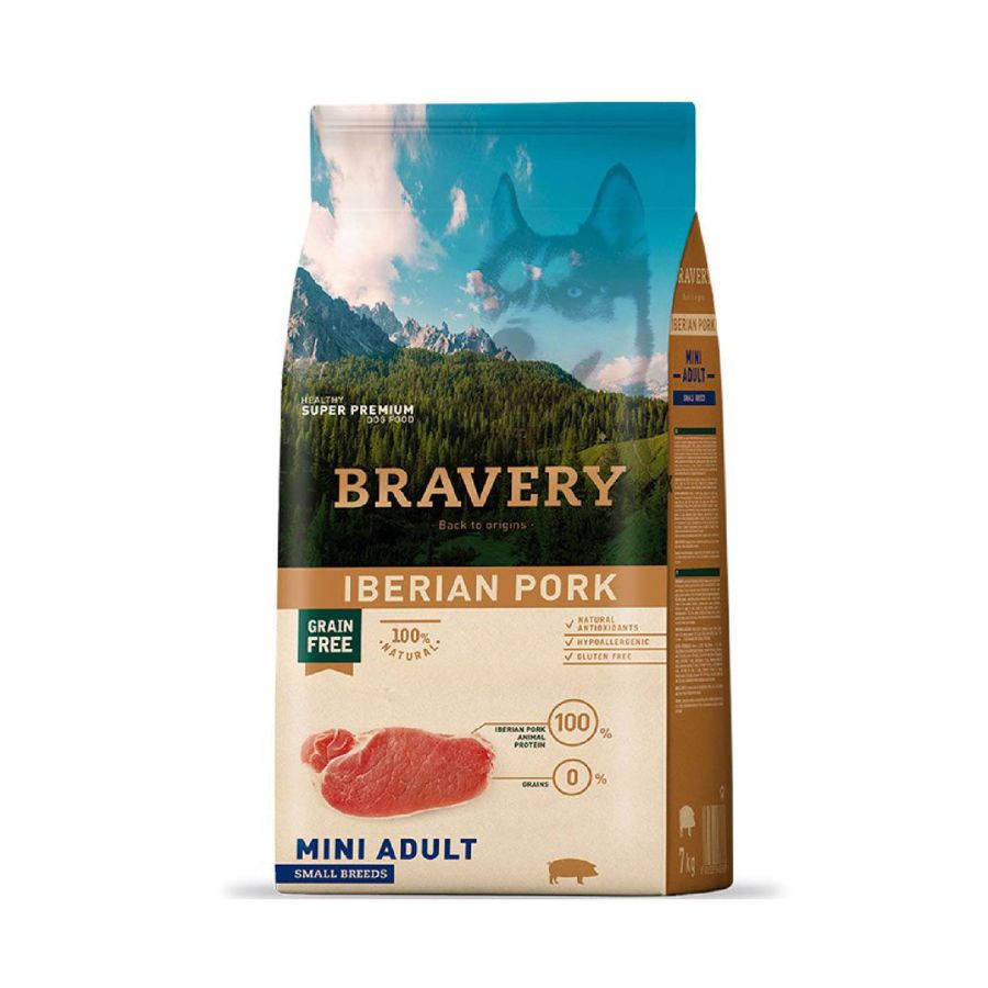 BRAVERY Iberian Pork Mini Adulto 2kg