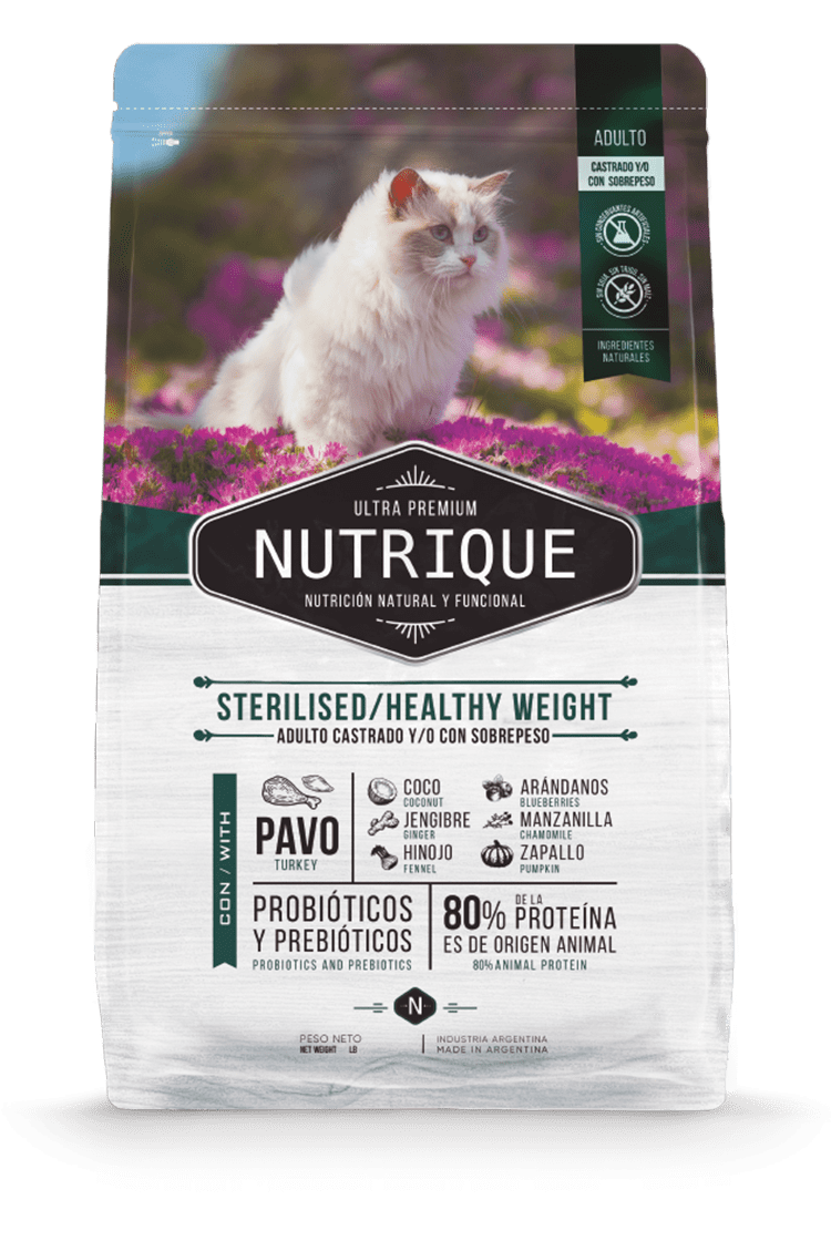 NUTRIQUE Sterilised/Healthy Weight 2kg