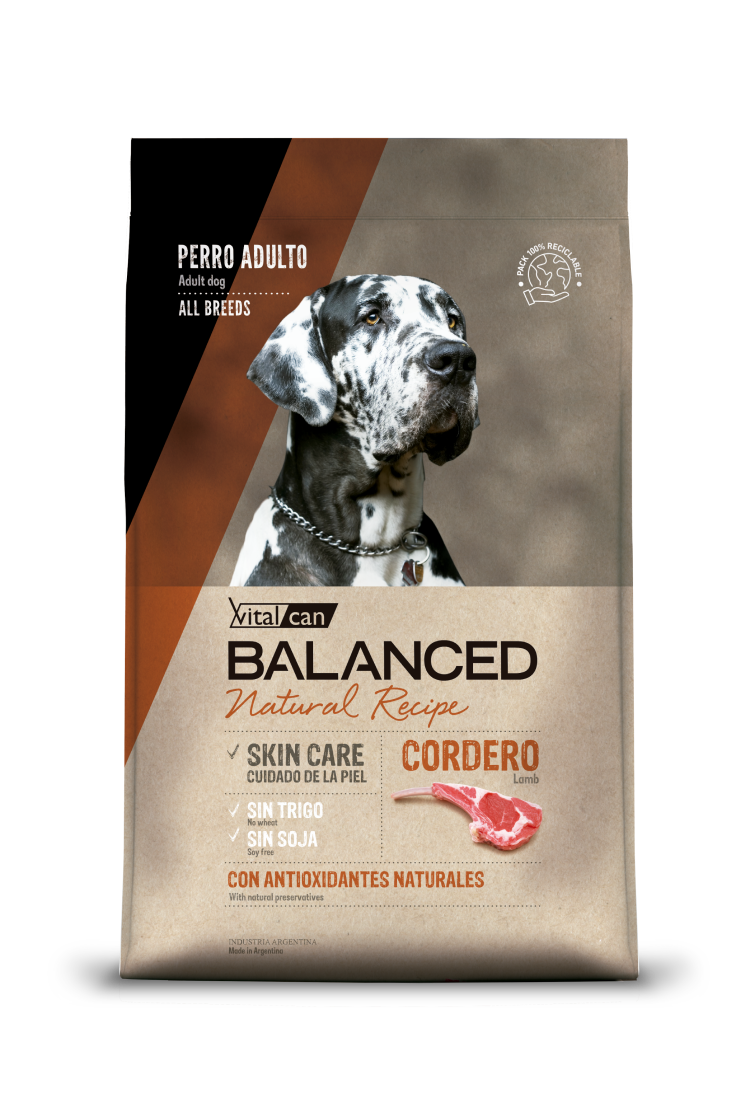 BALANCE Natural Recipe - Cordero 15kg