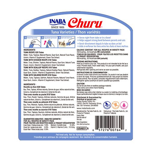 CHURU - Variedades de Atún (50 tubos)