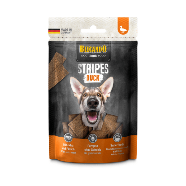 BELCANDO Snack Stripes Duck 70g