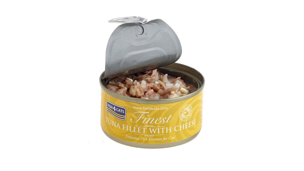 FISH 4 CATS - Lata Tuna Fillet & Cheese (Atún & Queso) 70g