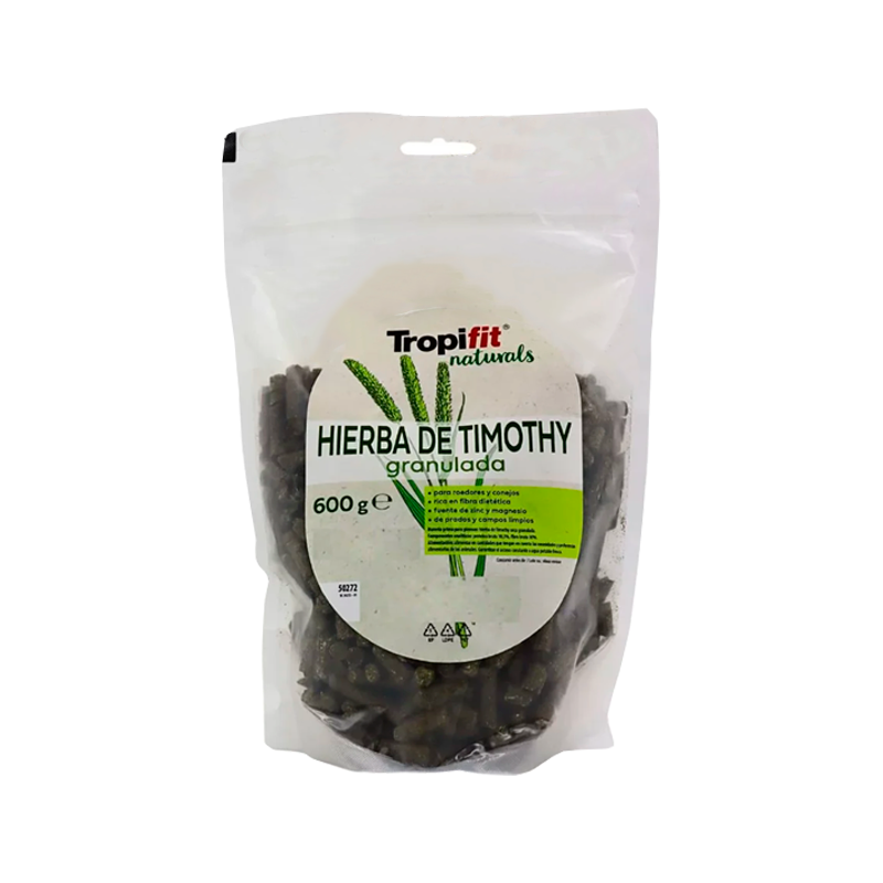 TROPIFIT - Hierba de Timothy Granulada 600g