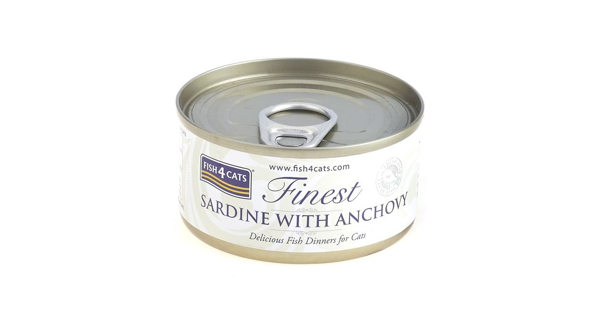 FISH 4 CATS - Lata Sardine & Anchovy (Sardina & Anchoa) 70g