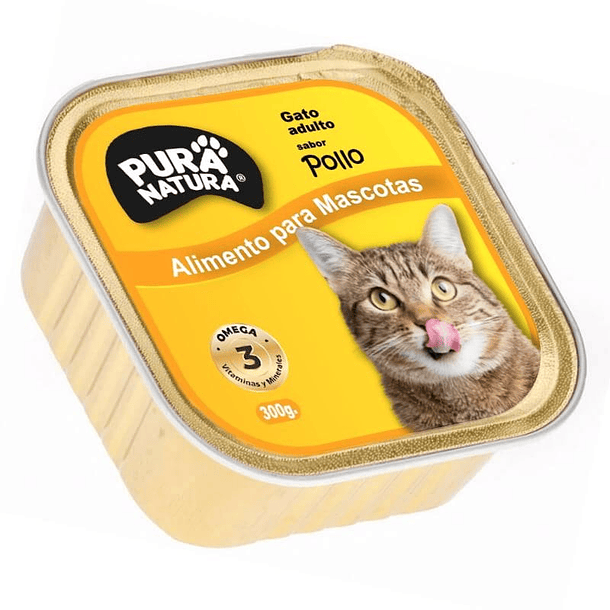 PURA NATURA - Paté Gato (Pollo) 300g