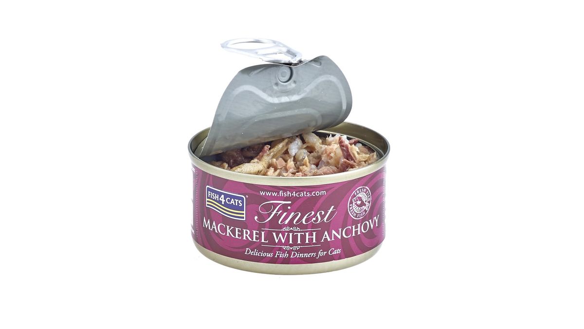 FISH 4 CATS - Lata Mackerel & Anchovy (Caballa & Anchoa) 70g