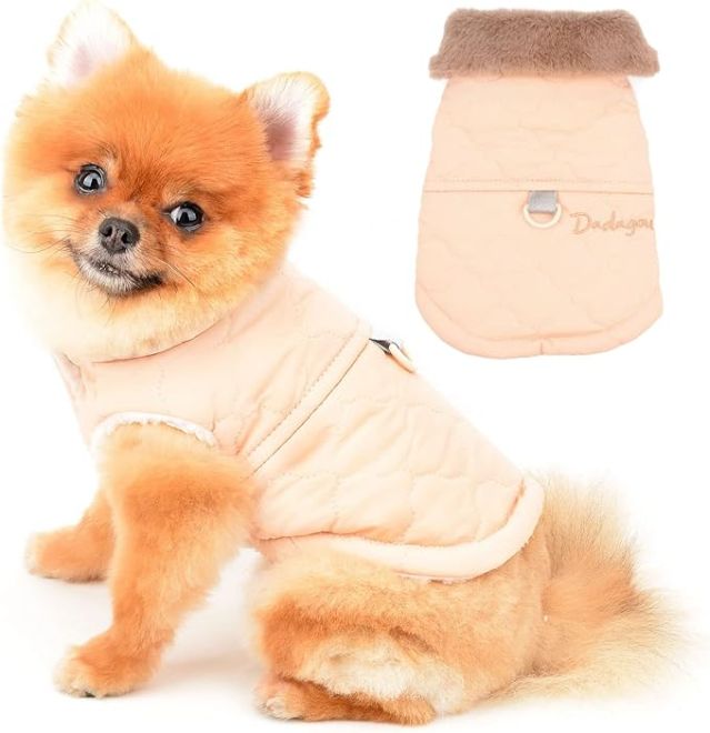 Parka Panal Cuello Peludo (Rosa Claro)