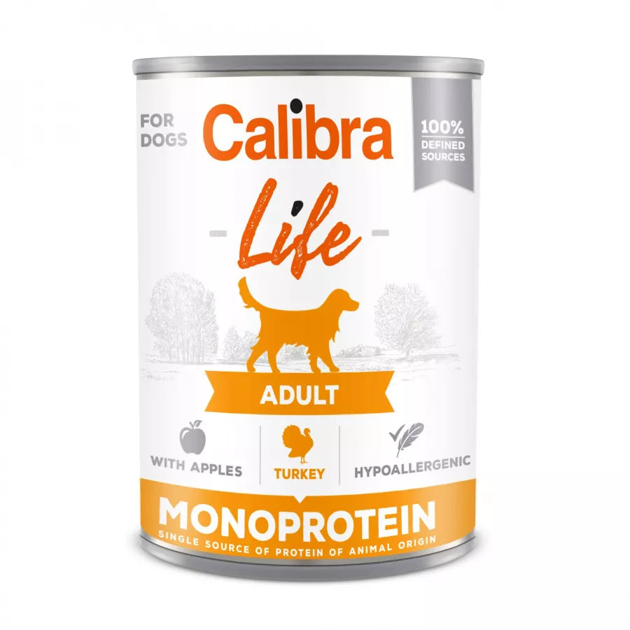 CALIBRA Dog Life - Adult (Turkey with Apples) 400g