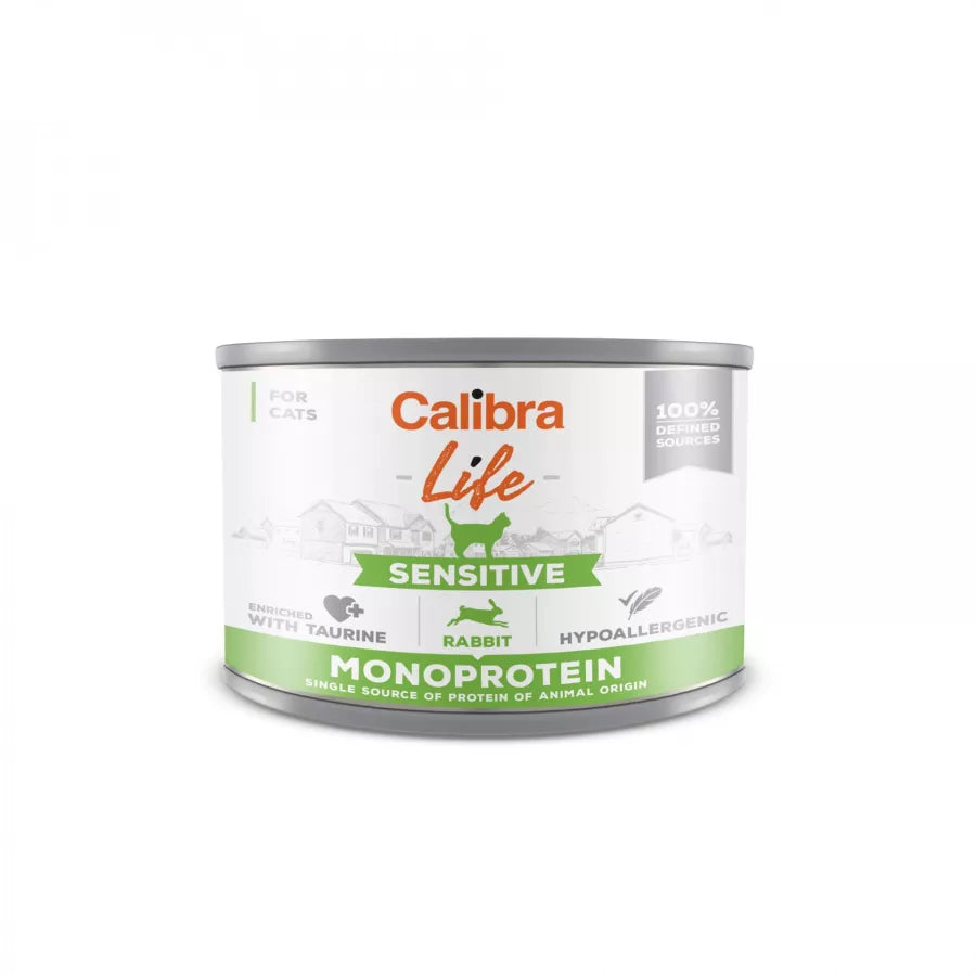 CALIBRA Life - Adult Cat (Sensitive Rabbit) 200g