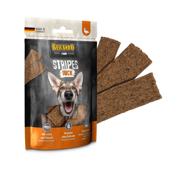 BELCANDO Snack Stripes Duck 70g