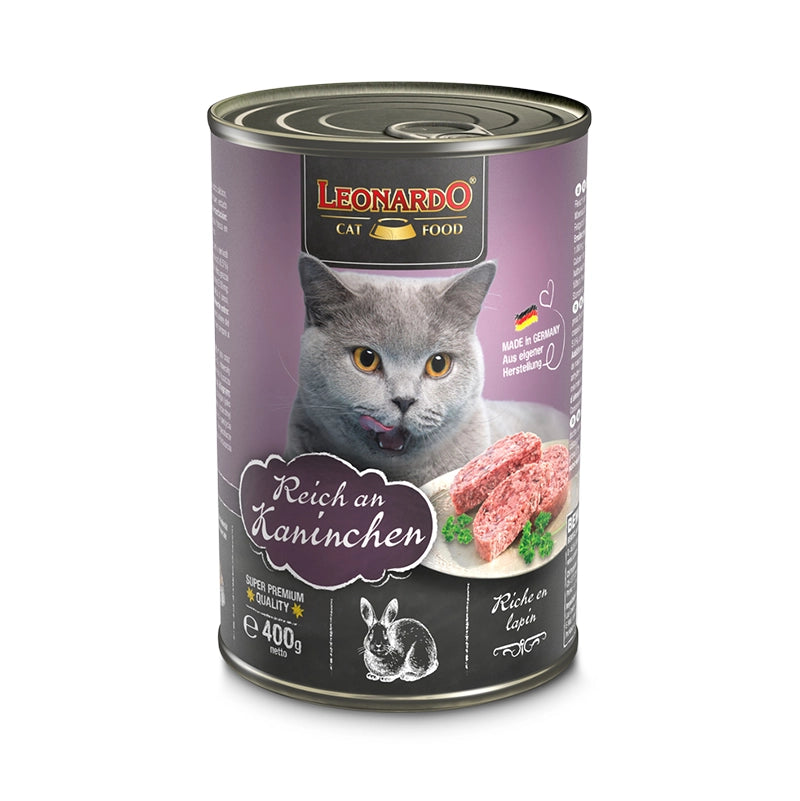 LEONARDO Lata Kaninchen (Conejo) 400g