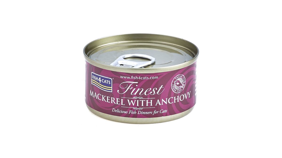 FISH 4 CATS - Lata Mackerel & Anchovy (Caballa & Anchoa) 70g