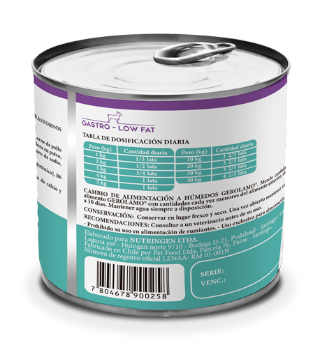 GEROLAMO Perro Gastro - Low Fat 315g