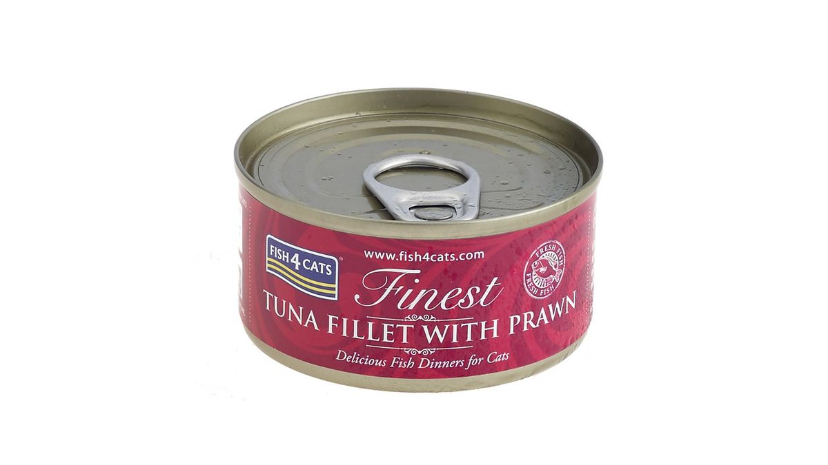FISH 4 CATS - Lata Tuna Fillet & Prawn (Atún & Langostino) 70g