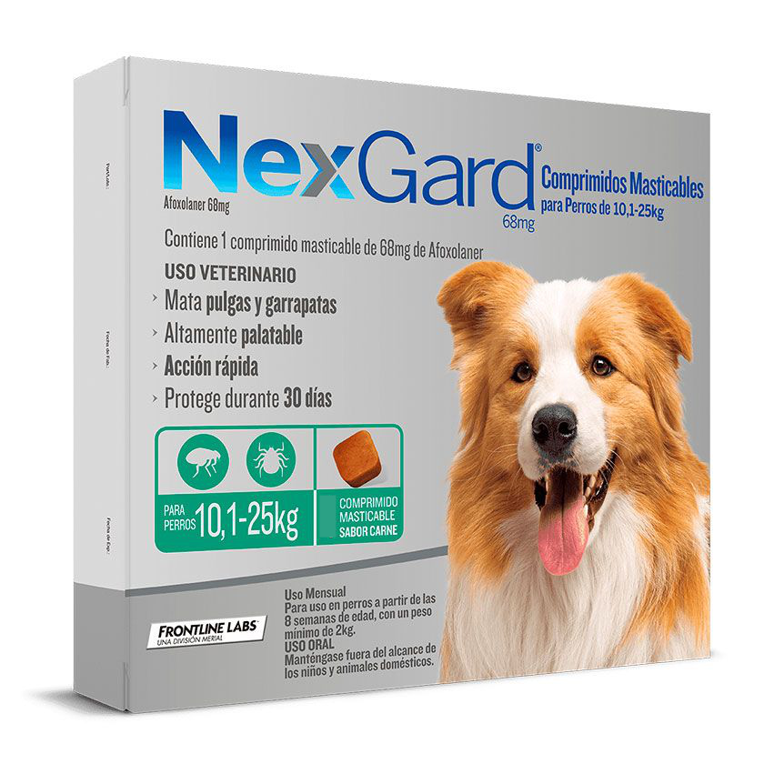 NEXGARD 10 a 25kg (3 comprimidos)