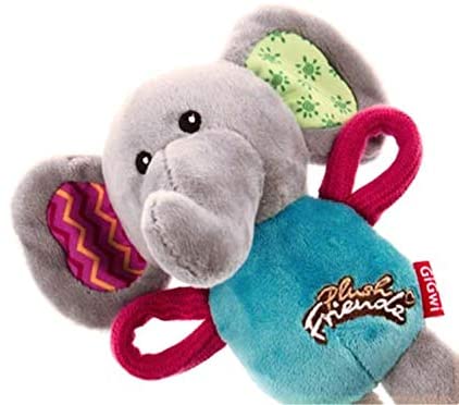 GIGWI Elefante Plush Friendz con Squeaker