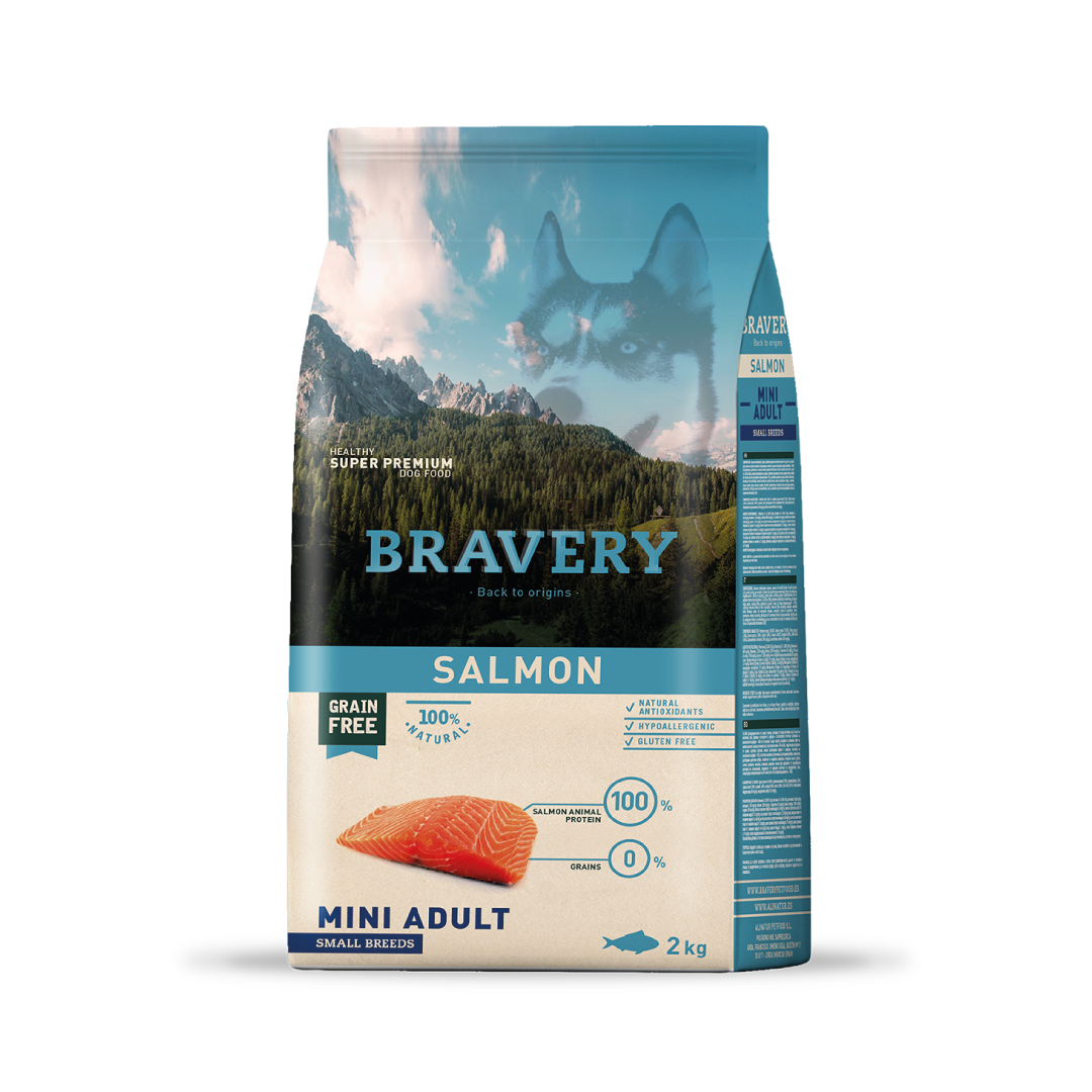 BRAVERY Salmón Mini Adult 7kg