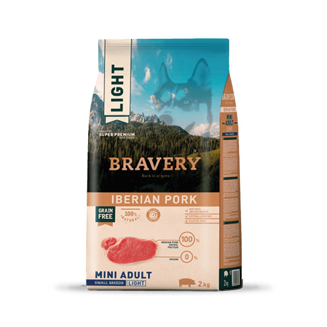 BRAVERY Light Iberian Pork Mini Adult 2kg