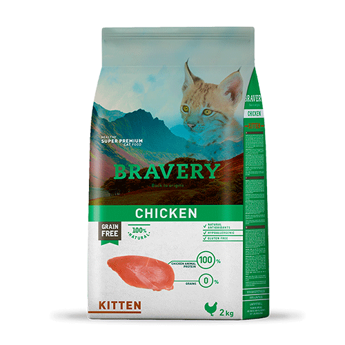 BRAVERY Chicken Kitten 2kg