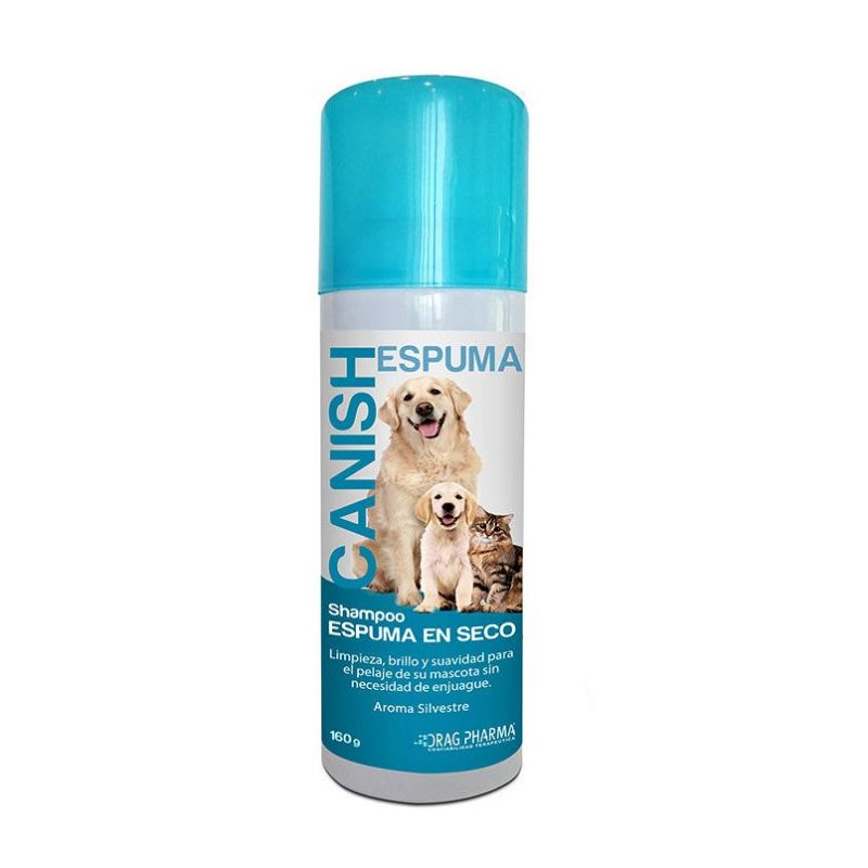 CANISH Espuma en Seco – Shampoo 160 ml