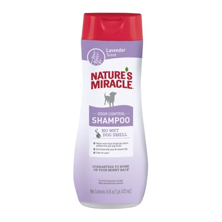 NATURES MIRACLE Shampoo Control Olores - Aroma Lavanda, 473ml