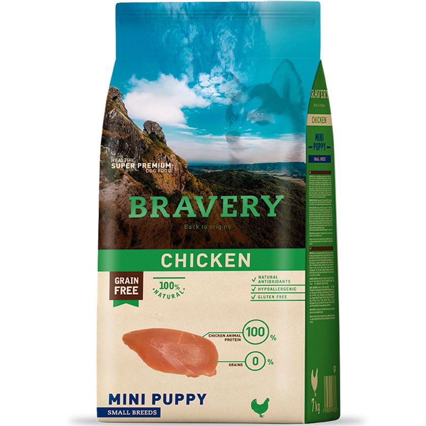 BRAVERY Chicken Mini Puppy 2kg