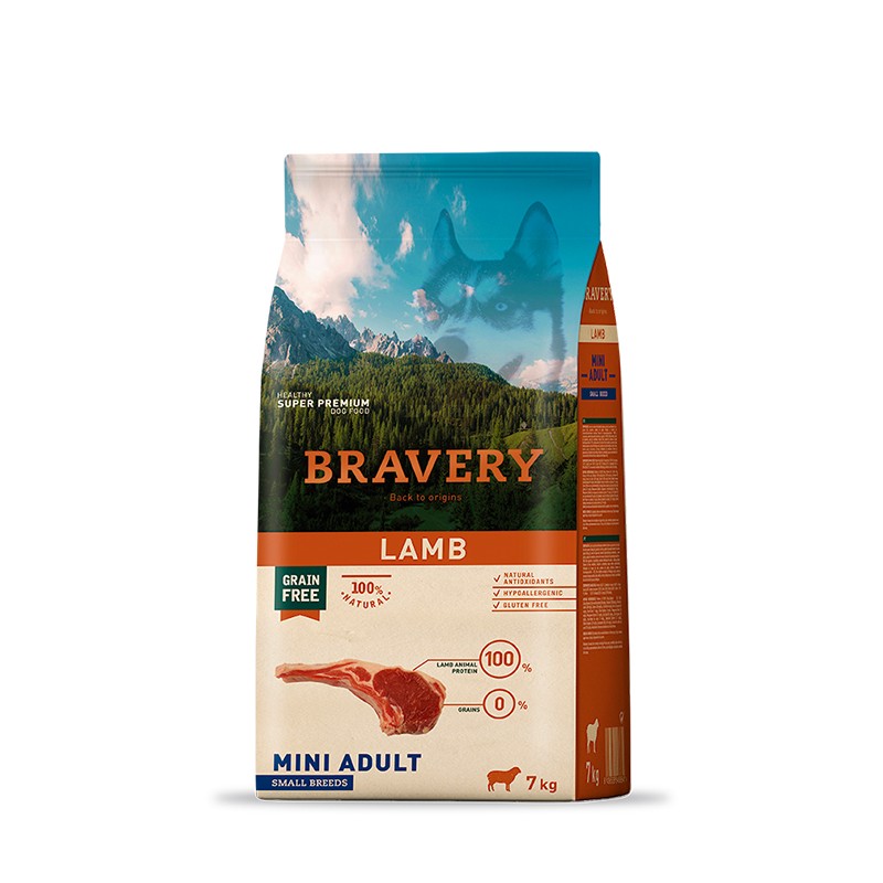 BRAVERY Lamb Mini Adult 7kg