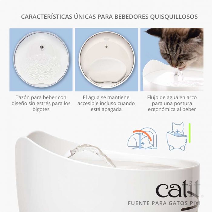 CATIT Pixi Fuente Bebedera Celeste