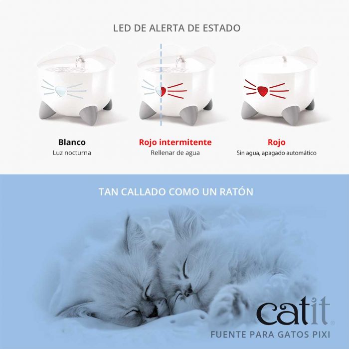 CATIT Pixi Fuente Bebedera Rosada