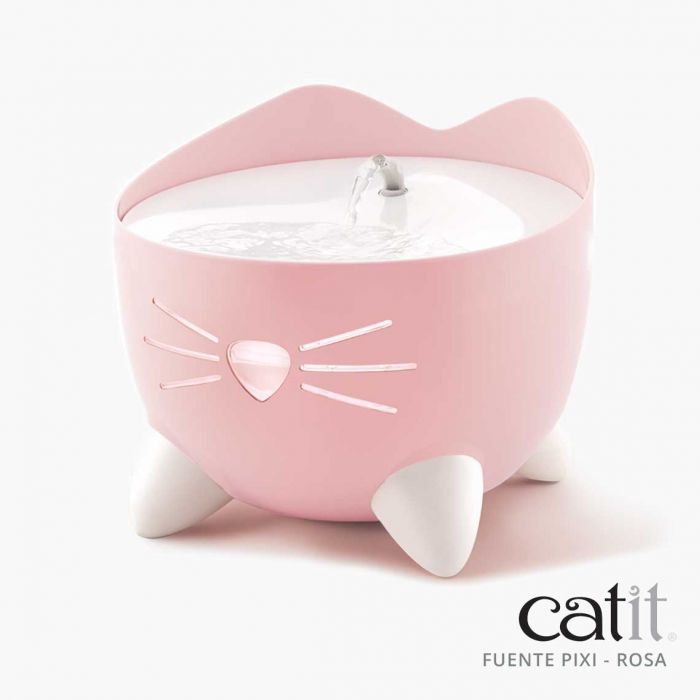 CATIT Pixi Fuente Bebedera Rosada